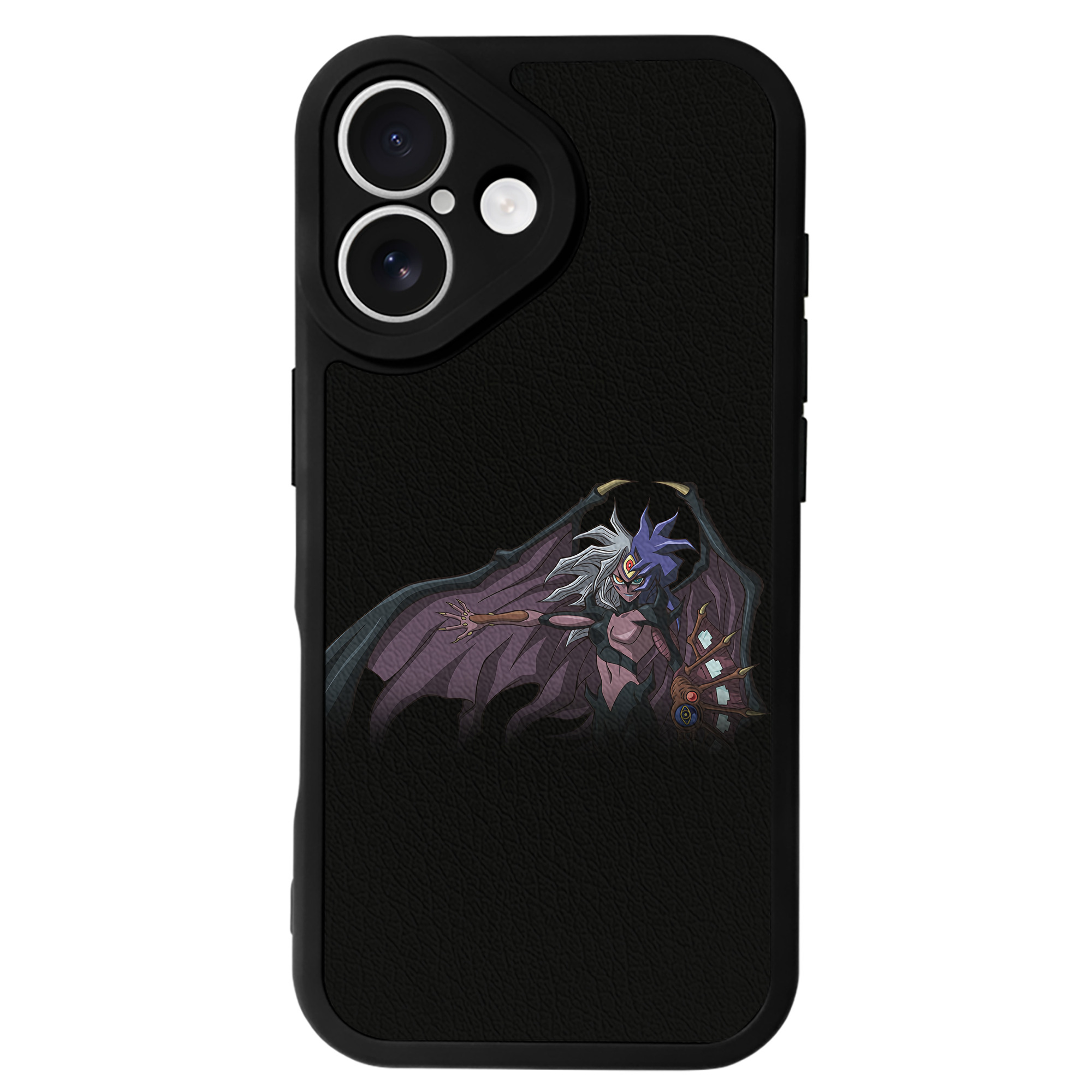 遊☆戯☆王 Yu-Gi-Oh! 【iPhone 16シリーズ対応】シリコンスマホケース（レザー調） 材質：シリコン